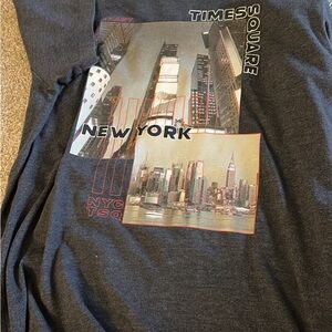 H&M Charcoal New York Graphic Tee